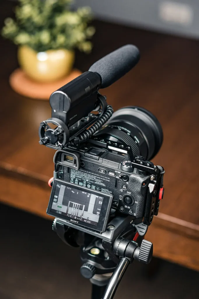 camera on tripod